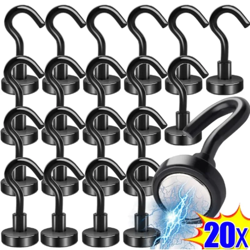 Kitchen Appliances Refrigerators - Zwarte sterke magnetische haken voor koelkast
