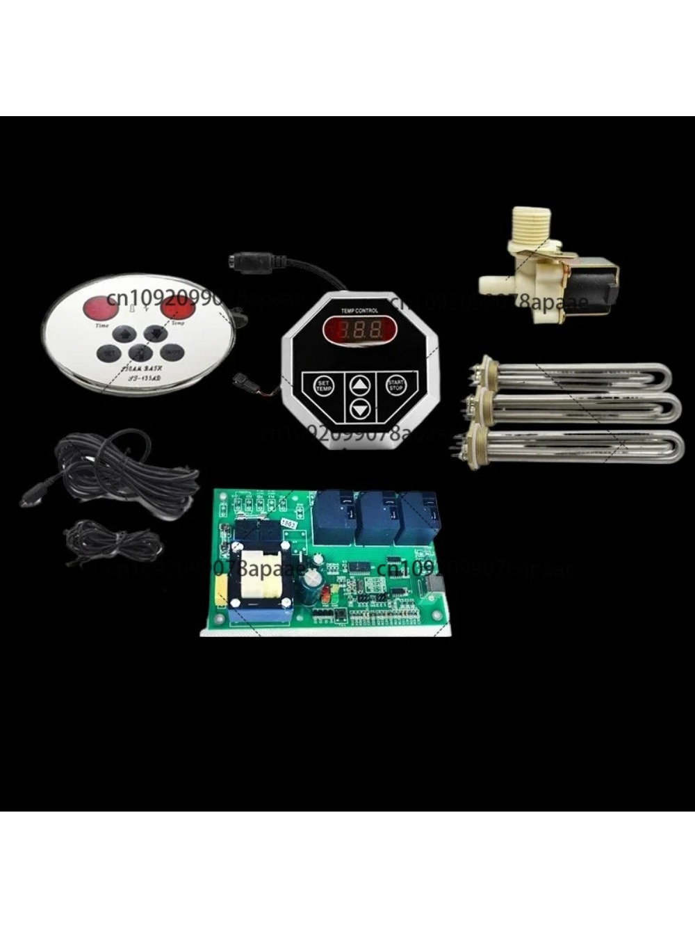 Kitchen Appliances Home - Controllerkit voor sauna-stoomgenerator met temperatuursonde, verwarmingsbuis