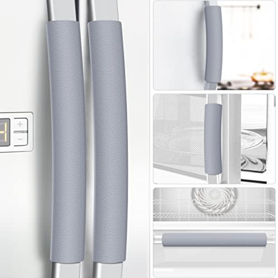 Kitchen Appliances Refrigerators - Koelkastgreephoezen, 5 stuks lederen hoesjes voor