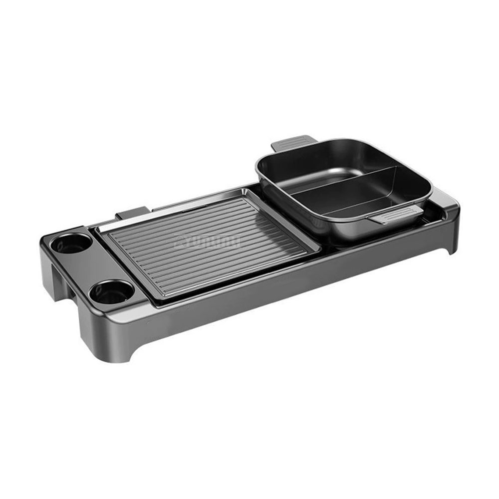 Kitchen Appliances Home - Elektrische barbecue-hotpot-kachel met dubbele smaak, kookpot,
