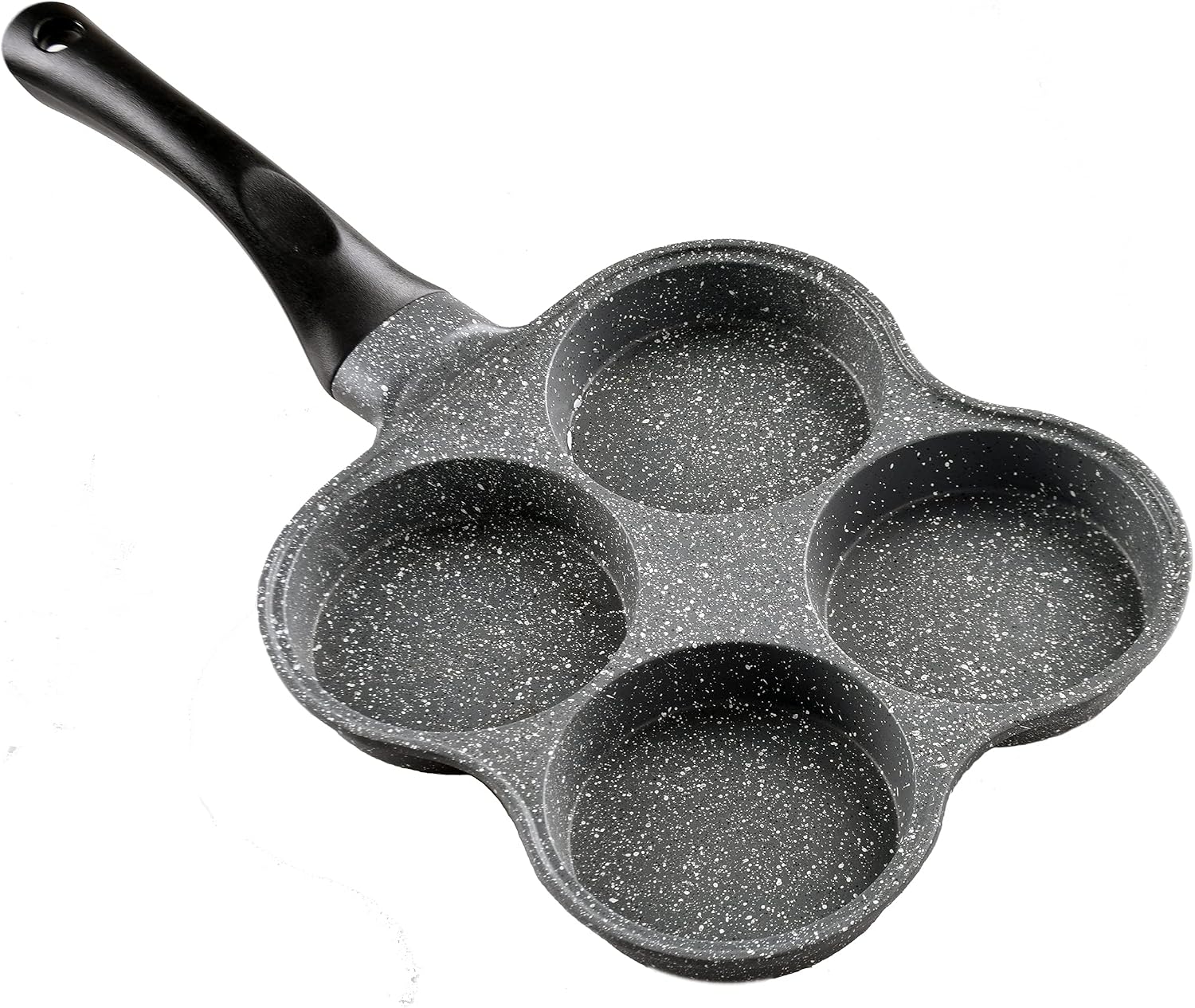 Crepe Maker Non Stick - Anti-aanbakpan voor eieren, 4-kops omeletmaker voor