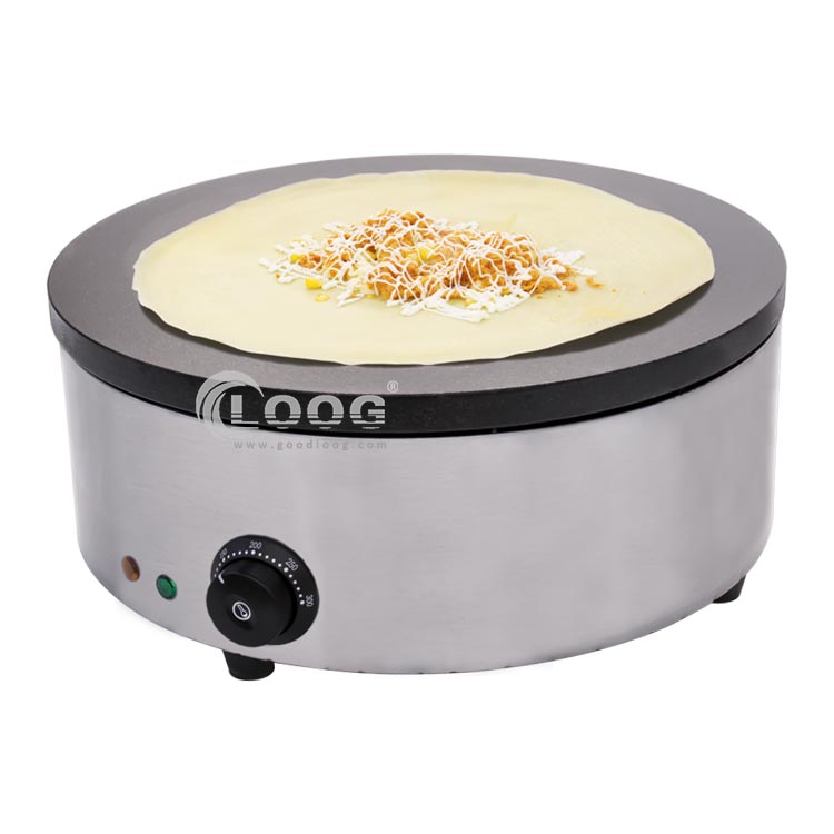 Crepe Maker Non Stick - Commercieel gebruik Nieuwe draagbare automatische ronde