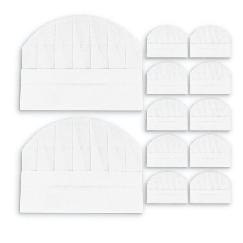 Kitchen Appliances Toys - 12 stuks kinderpapieren chef-kokhoeden, ademend, gemakkelijk