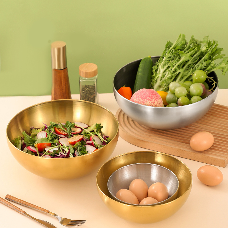 Stand Mixer Bowl - 3-delige roestvrijstalen saladekommen set ovenveilig duurzaam
