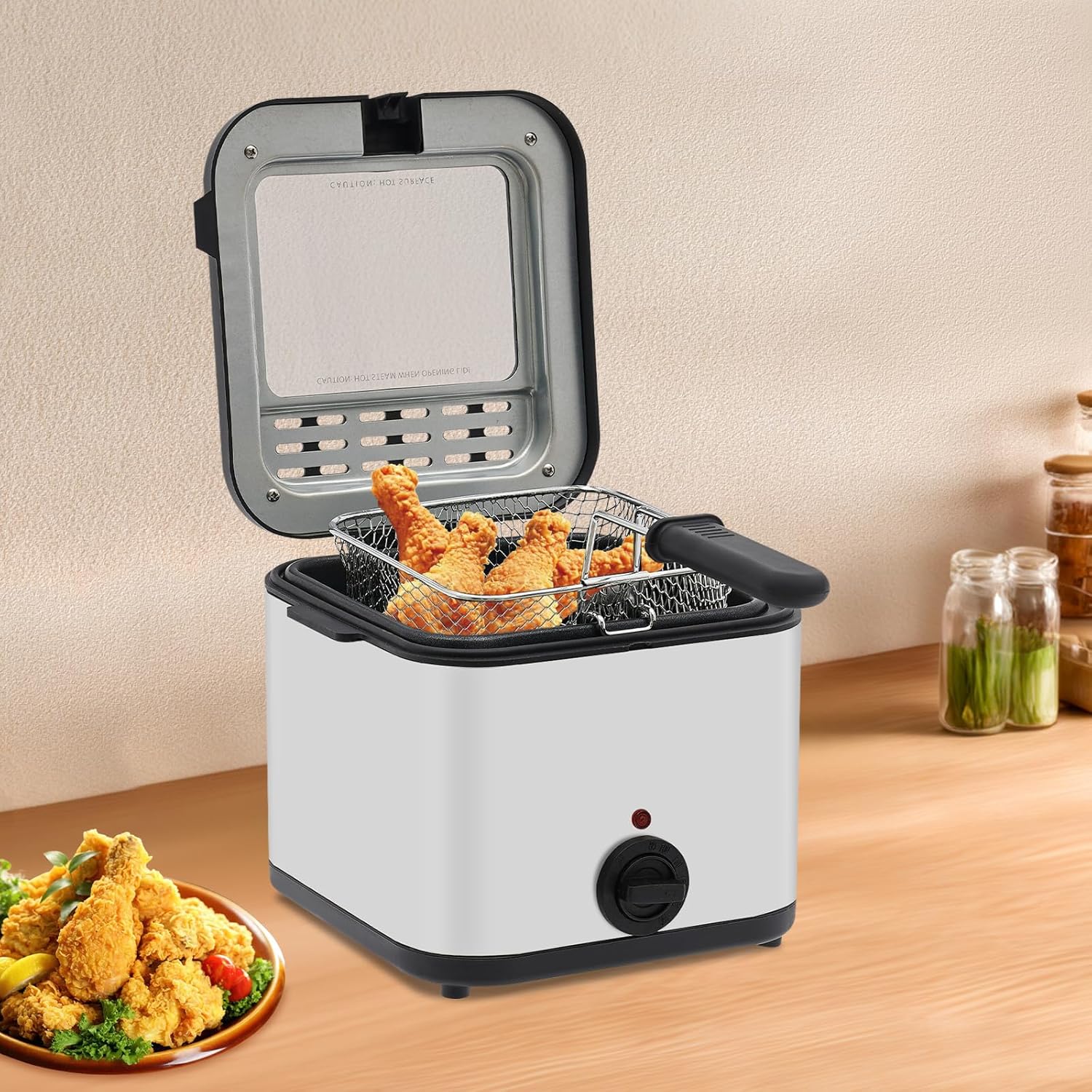 Kitchen Appliances Home - Elektrische friteuse voor op het aanrecht,