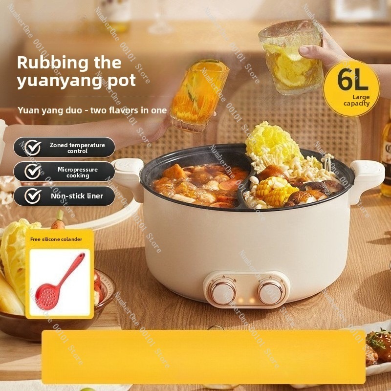 6L 8L Dubbele Pan Elektrische  - Kitchen Appliances Home recensie en prijs