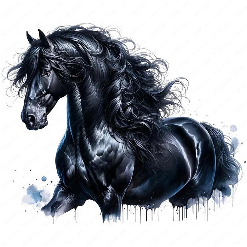 QT644 #   Friesian Horse zelfk - Kitchen Appliances Design recensie en prijs