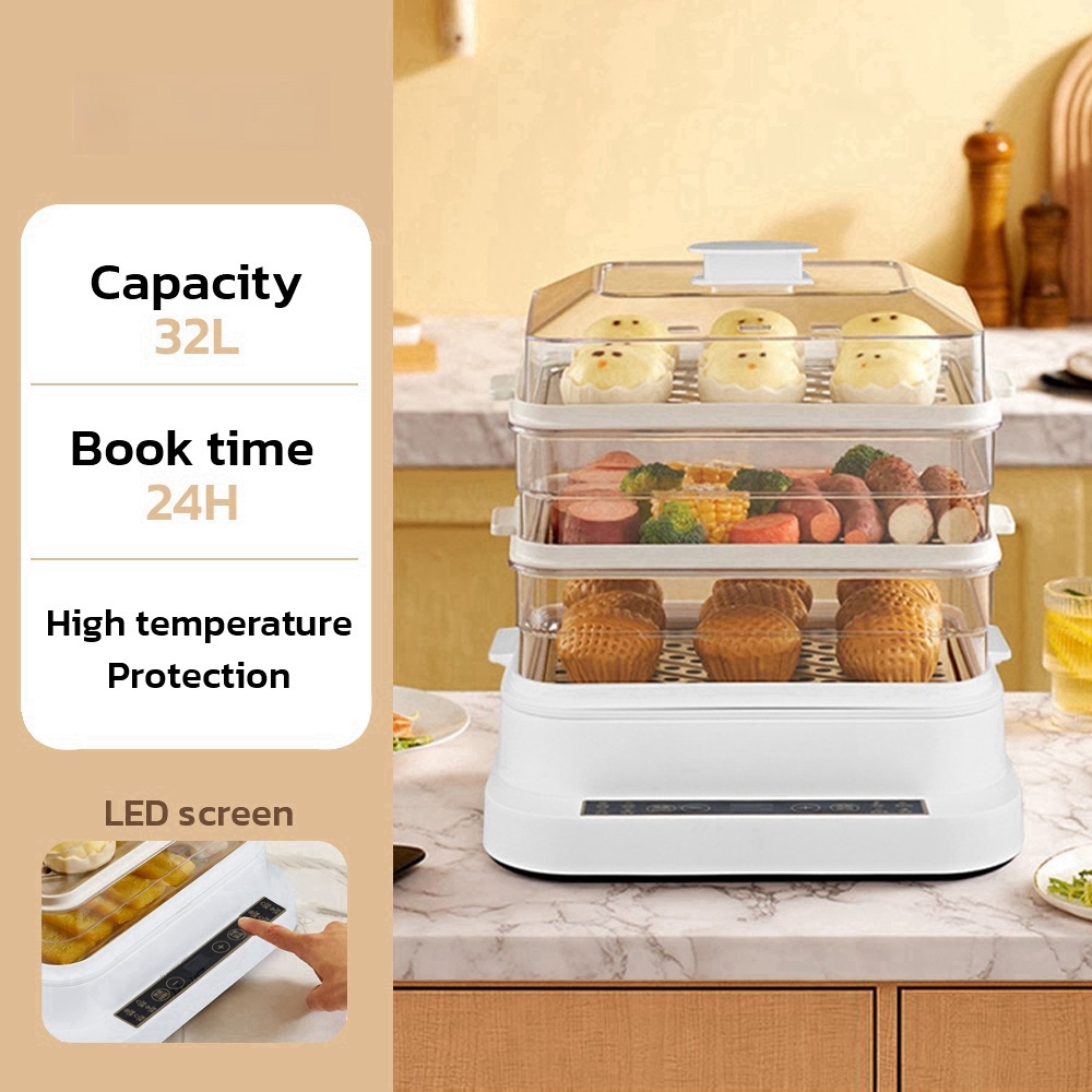 32L slimme elektrische stoombo - Kitchen Appliances Home recensie en prijs