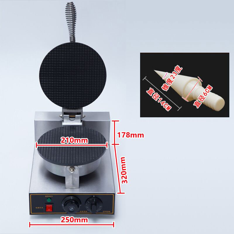 Commerciële ijshoorntjesmaker  - Crepe Maker Non Stick recensie en prijs