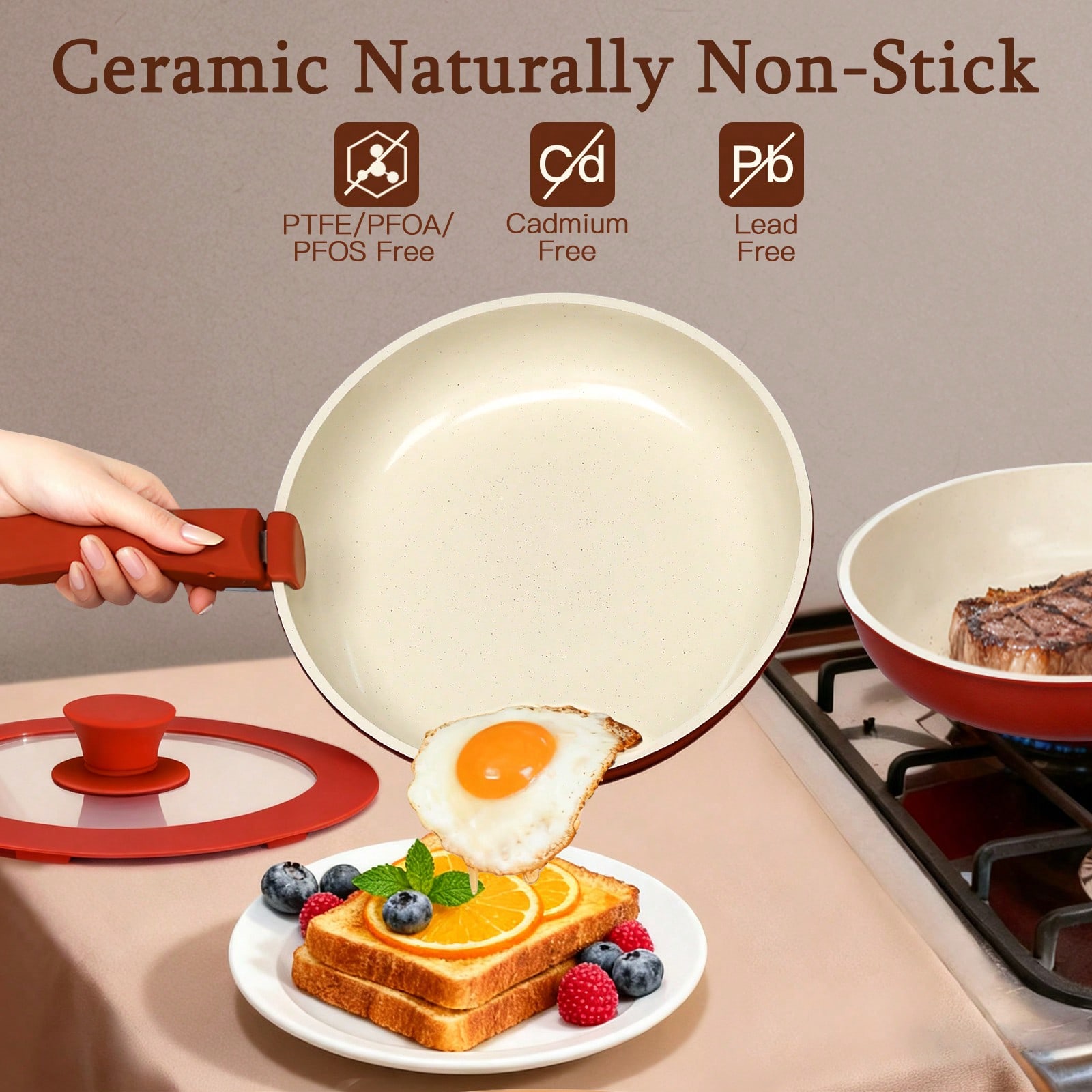 11-delige antiaanbakset pannen - Crepe Maker Non Stick recensie en prijs