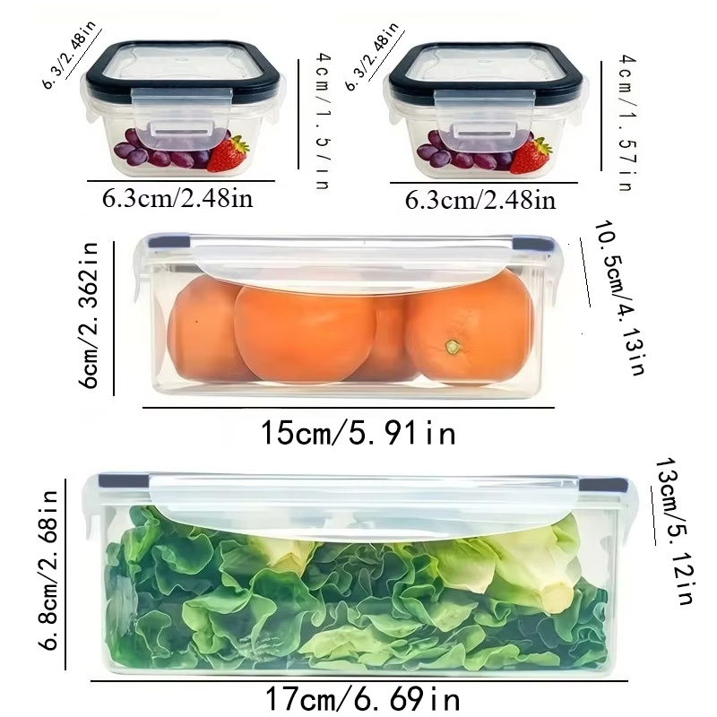 8-delige set inclusief 4 conta - Kitchen Appliances Refrigerators recensie en prijs