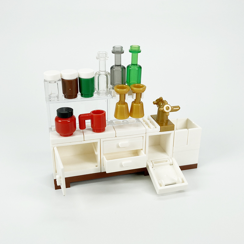 Moc Block Creatief Speelgoed K - Kitchen Appliances Refrigerators recensie en prijs