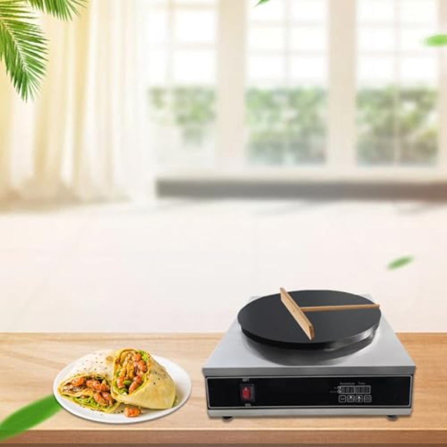 Commerciële elektrische crêpem - Crepe Maker Non Stick recensie en prijs